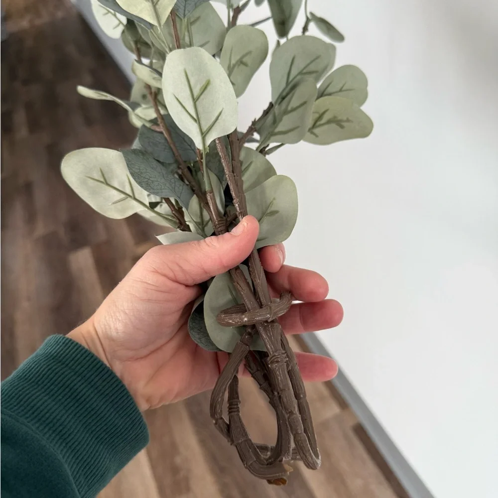 Artificial Eucalyptus Branches - Green and Brown